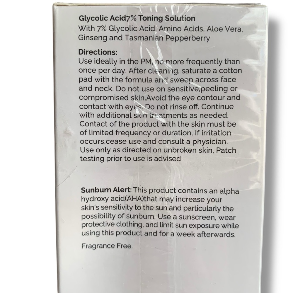 Glycolic Acid 7% Toning Solution 8 oz‎ Direct Acids Radiant Skin Anti Aging/Acne - Picture 9 of 12